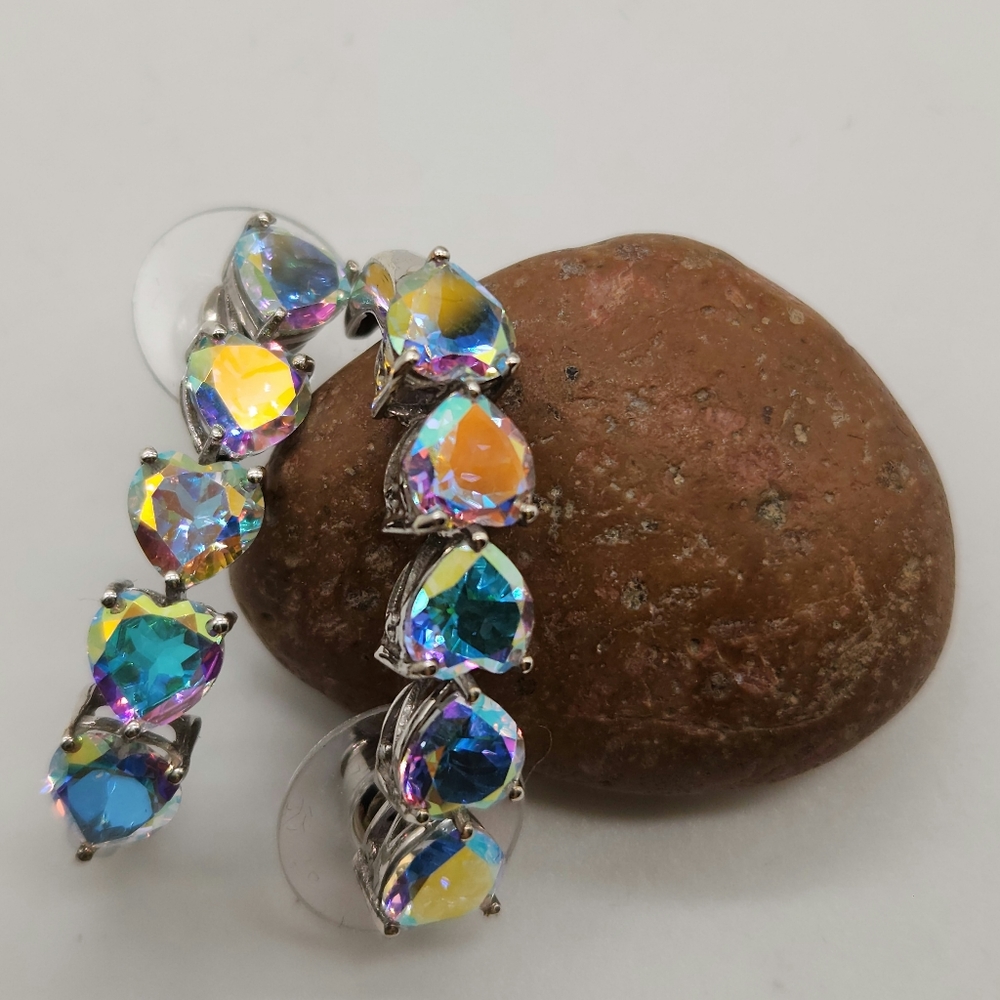 Mercury, Mystic Topaz Earrings.